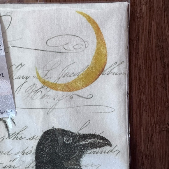 NWT Spooky Raven and Spider Halloween Dish Towel - Picture 3 of 5
